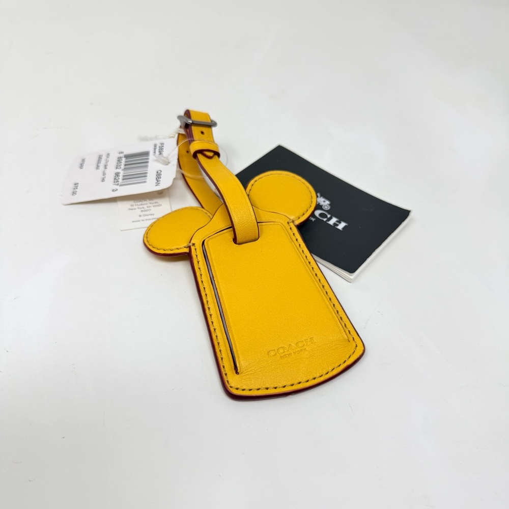 Coach X Disney Mickey Mouse luggage Tag